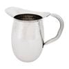 Olympia Pitcher Hammered Stainless Steel 2l Water Jug Beverage Server