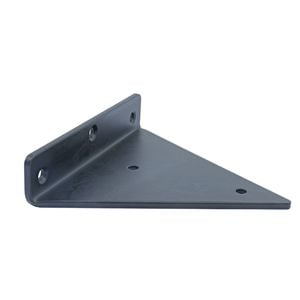 Carinya 140 x 130mm Black Triangle Floating Shelf Bracket - 4 Pack
