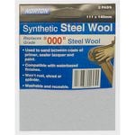 Norton Wool Pads 111x140mm Steel White