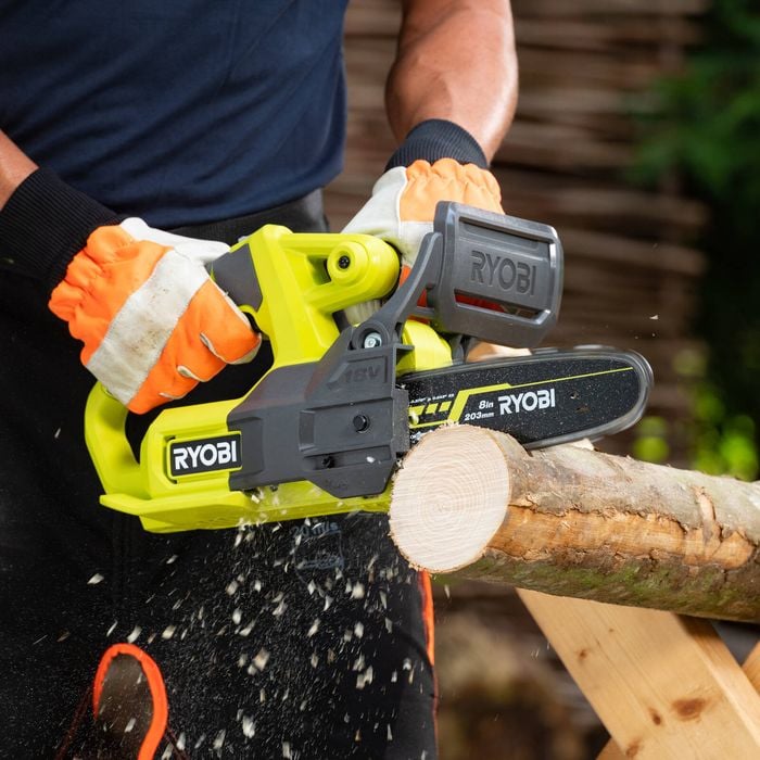 Ryobi 18V ONE+ 8” Chainsaw 2Ah Kit R18CHSB22 Bunnings New Zealand