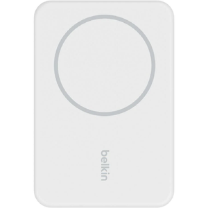 Belkin Charge 5k Magnetic Wireless Power Bank+stand - White
