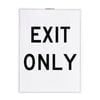 Sandleford 300 x 225mm Exit Only Plastic Sign