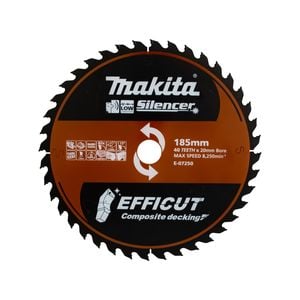 Makita 185mm Efficut Composite TCT Saw Blades