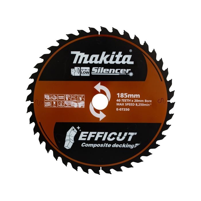 Makita 185mm Efficut Composite TCT Saw Blades