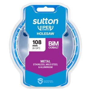 Sutton Tools 108mm Viper Cobalt Bi-Metal Holesaw