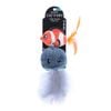 Paws & Claws 10 x 5 x 5cm Catsby Sea Life Cat Toy - 2 Pack