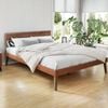 Artiss Bed Frame Queen Size Wooden Bed Base Walnut SPLAY