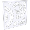 ProtectorAl 300 - 940 x 300 - 940mm Surfmist Sunburst Framed Composite Decorative Panel