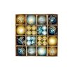 Catzon 44 Pcs Christmas Balls Colored Shatterproof Plastic Baubles for Xmas Party-Set9
