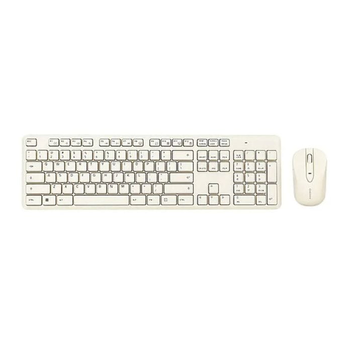 Cherry DW 2300 Wireless Keyboard and Mouse Combo for Office (White)