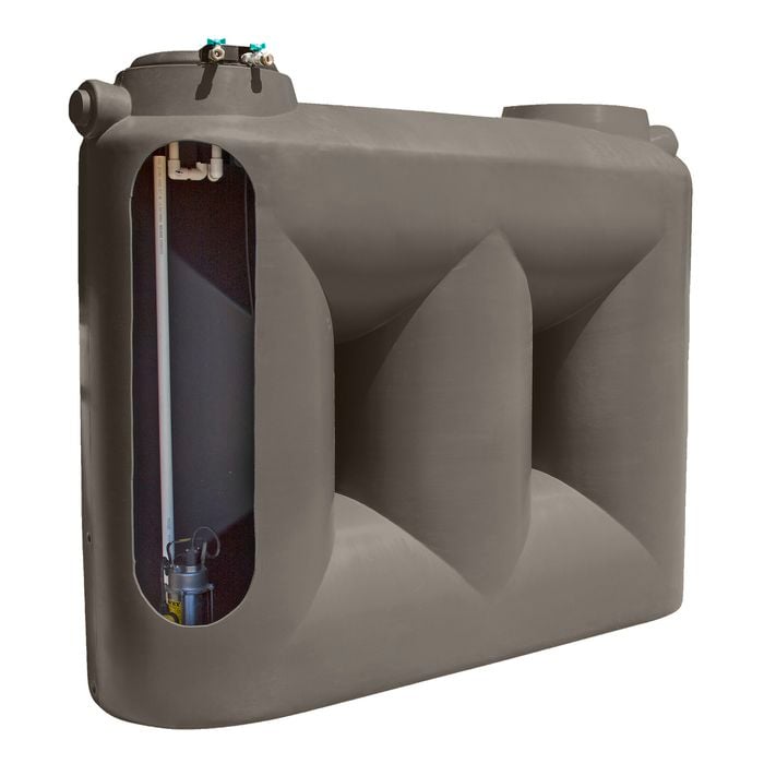 Clark Tanks 5000L Gully Tradepack Tank And Davey Evo MK2 Pump