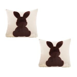 SOGA 2X 45cm Light Tan Throw Pillows – Square Cushions