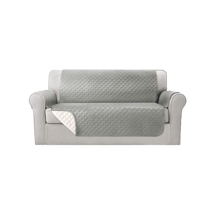 Artiss 3 Seater Sofa Cover Couch Cover Water Resistant Grey