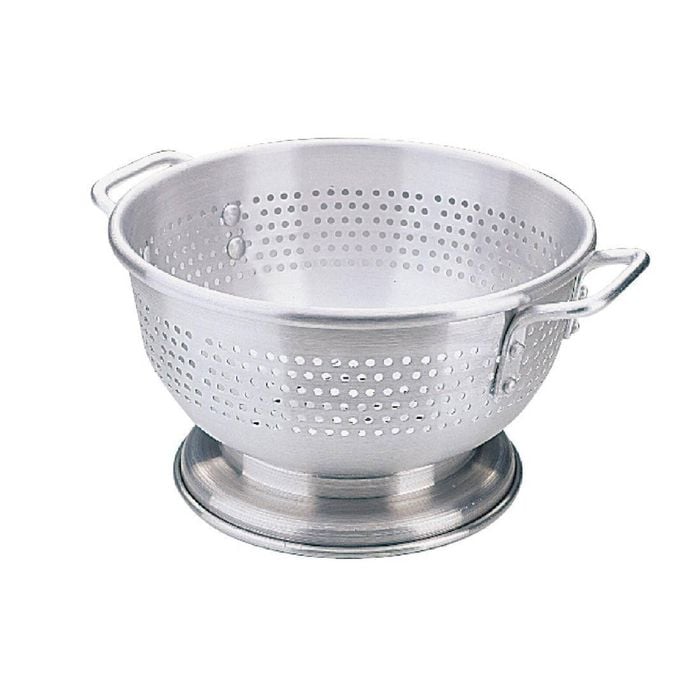 Vogue Colander Aluminium 387mm Commercial Kitchen Straining Tool