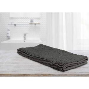 Algodon Toggle Bath Mat 50 x 80cm Charcoal