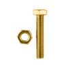 Pinnacle M8 x 40mm Yellow Zinc Hi Tensile Hex Bolt And Nut - 4 Pack
