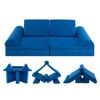 Costway 6pc Modular Play Sofa Convertible Foam Couch Chair Activity