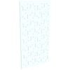 ProtectorAl 300-1200w x 1201-2400h Gloss White/Satin White Mosaic Unframed Composite Deco Panel