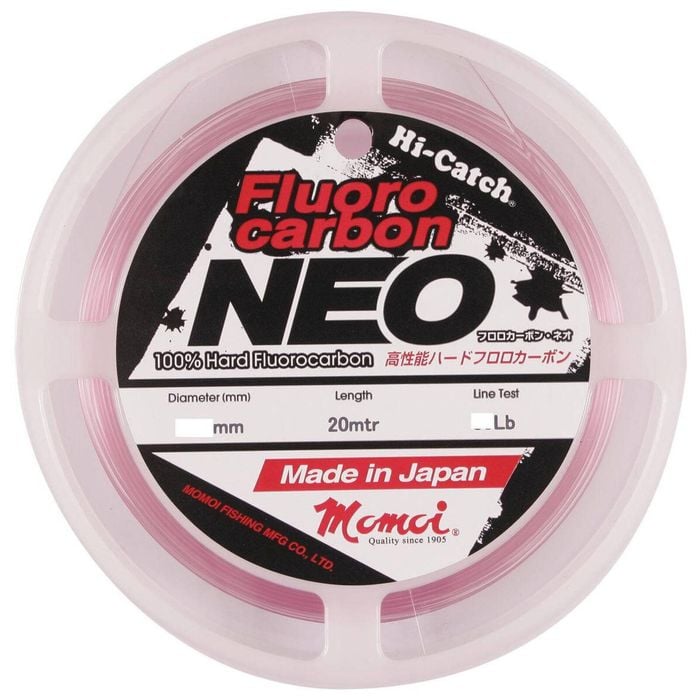 Momoi HiCatch Neo 30m FC Pink Fluorocarbon Fishing Leader 4lb