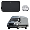 Front Windscreen Sun Shade for Mercedes-Benz Sprinter 2006 - 2018 (906, NCV3) - XL 160 x 100 cm - Black