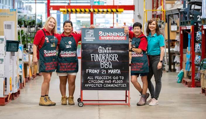 Team run BBQ for the Cyclone Alfred damaged states 