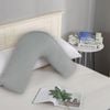 Fabric Fantastic 1000TC Premium Ultra Soft V SHAPE Pillowcase - Grey