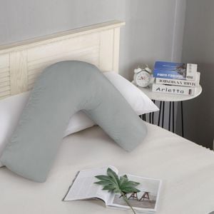 Fabric Fantastic 1000TC Premium Ultra Soft V SHAPE Pillowcase - Grey