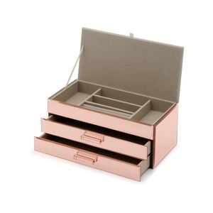 One Six Eight London Gabriella Rose Gold Large Jewellery Box