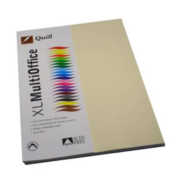 Quill Multioffice Paper 100pk 80gsm (A4) (Cream)