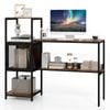 Costway Home Office Computer Desk Bar Table Study Workstation