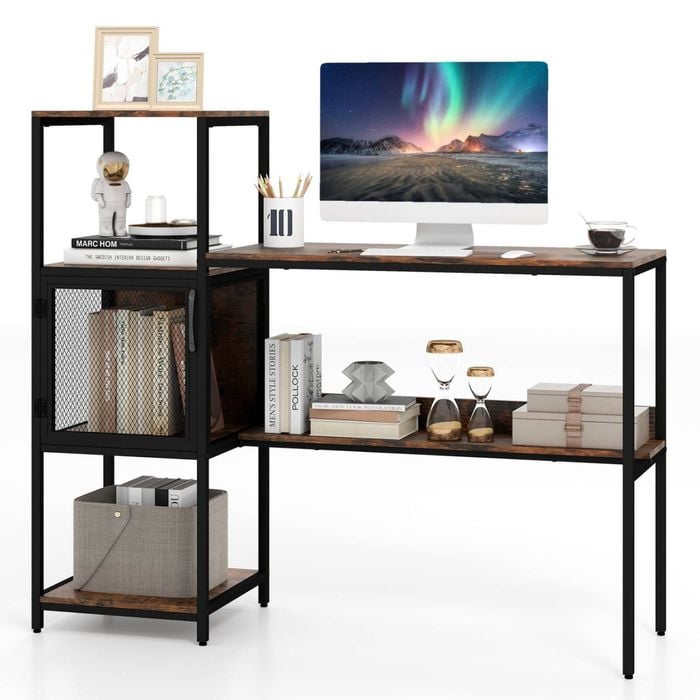 Costway Home Office Computer Desk Bar Table Study Workstation