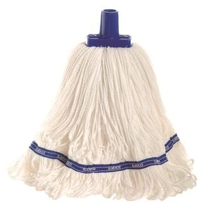 Sabco Professional 350g Blue Premium Grade Microfibre Round Mop Head - Blue