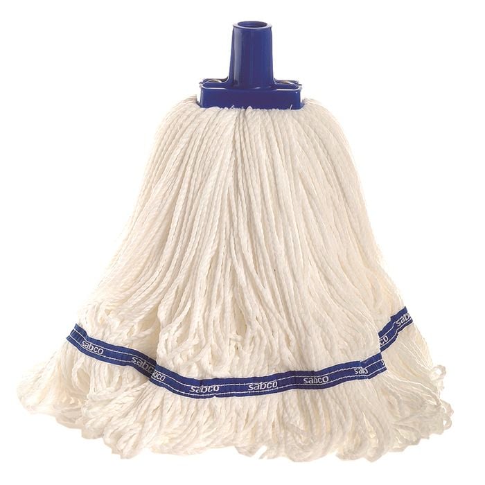 Sabco Professional 350g Blue Premium Grade Microfibre Round Mop Head - Blue