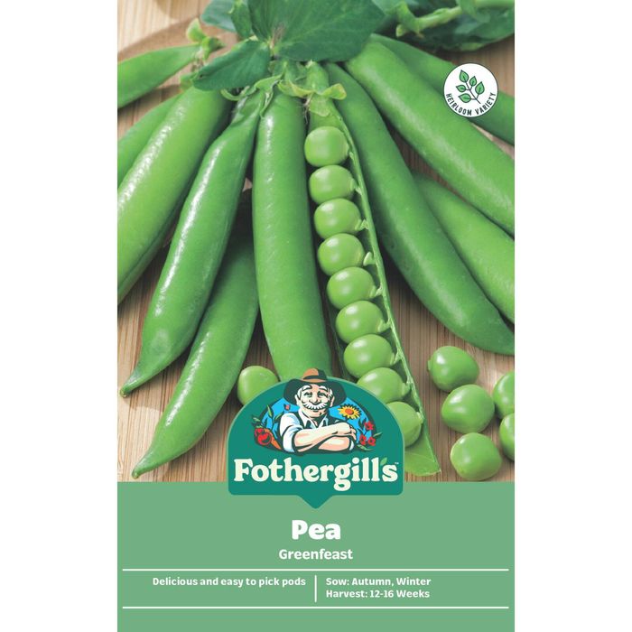 Fothergill's Greenfeast Pea Vegetable Seeds