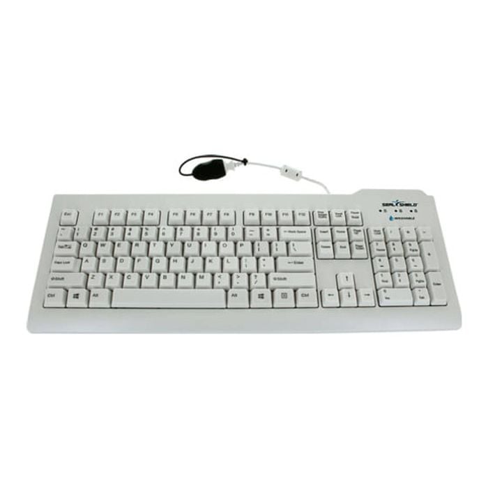 Seal Shield Silver Seal Medical Grade Keyboard - White [sswksv207]