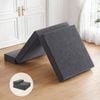 Giselle Folding Mattress 12cm Single Foldable Foam Bed Mat Grey Portable