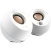 Creative Labs Desktop Speakers Pebble USB 2.0 White - White | Plastic | Portable Speaker System