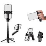 ZLOS 5-in-1 Extendable Foldable Selfie Stick Grip and Tripod for iPhone & Android