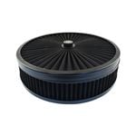 MaxiFlow Air Cleaner Assembly 14" x 3", Black Filter Element