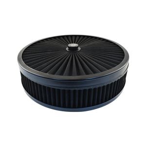 MaxiFlow Air Cleaner Assembly 14" x 3", Black Filter Element