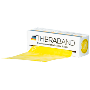 Theraband Resistance Exercise Band, Yellow, Thin, 5.5m Roll