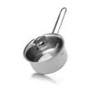 Fissman Saucepan Bambino Series Stainless Steel With Glass Lid 0.9L