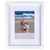 Frankie & Me Wooden Border 5x7'' Picture Frame Home/Office Photo Decor White