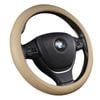 Universal 38cm Car Steering Wheel Cover Stitching PU Leather Car Cover