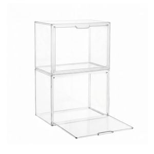 Artiss Clear Acrylic Display Case Box 2 Pack For Toys 54cm