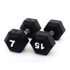 Smai The Yard - Rubber Hex Dumbbell 7kg (pair) -