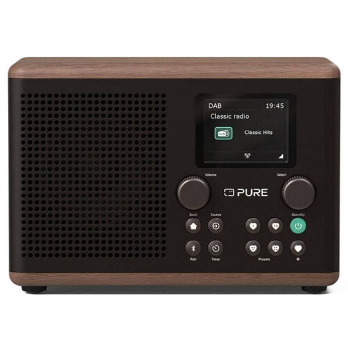 Pure Classic H4 Dab+/fm Radio - Coffee Black