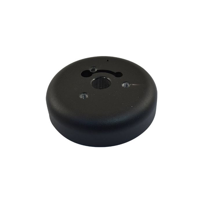 Cal Custom 3 Bolt Steering Wheel Adaptor Boss GM/Chev Spline 1967-94 Black Aluminium