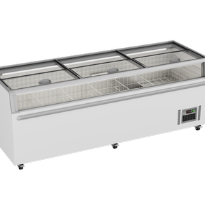 Thermaster Supermarket Island Freezer with Glass Sliding Lids ZCD-L250G