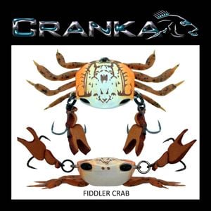 Cranka Crab 9.5g Sinking Hard Body Fishing Lure Fiddler Crab